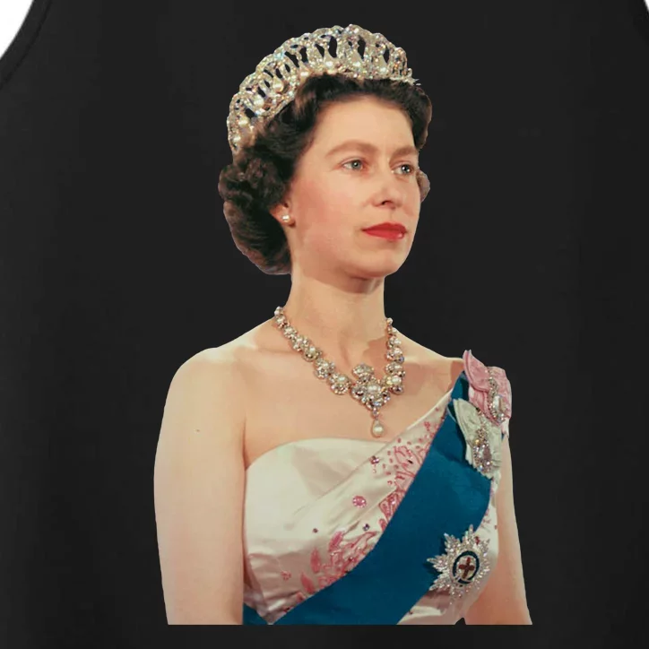 Queen Elizabeth's II British Crown Majesty Portrait Performance Tank