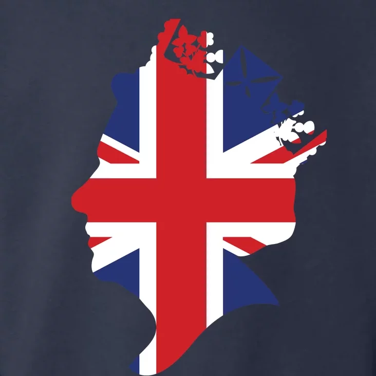 Queen Elizabeth II British Crown Union Jack Meme Toddler Hoodie