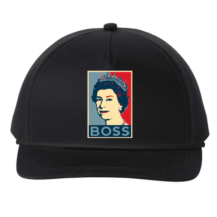 Queen Elizabeth II Boss Her Royal Highness Snapback Five-Panel Rope Hat