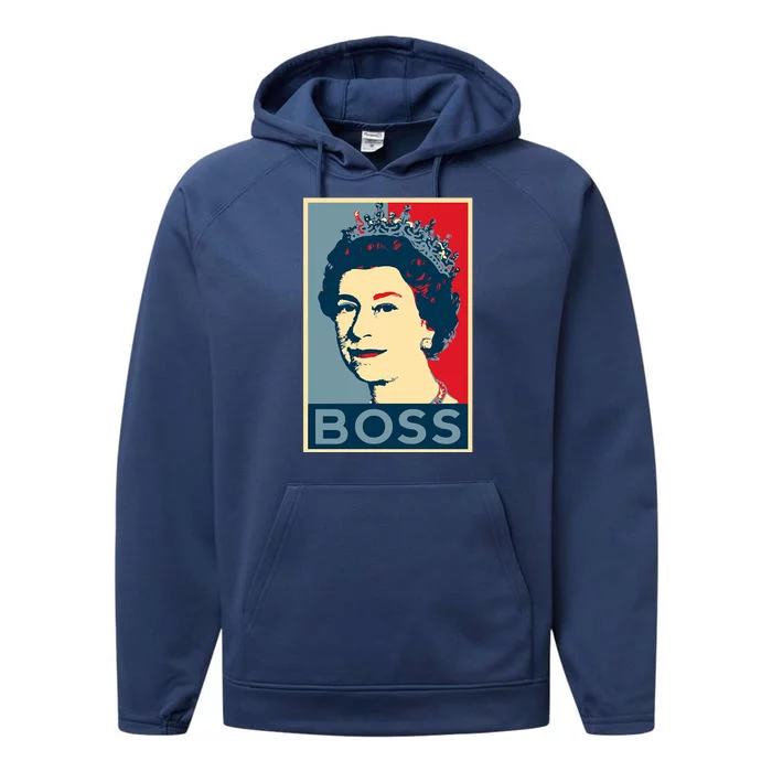 Queen Elizabeth II Boss Her Royal Highness Performance Fleece Hoodie