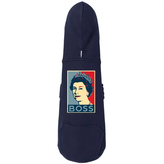 Queen Elizabeth II Boss Her Royal Highness Doggie 3-End Fleece Hoodie