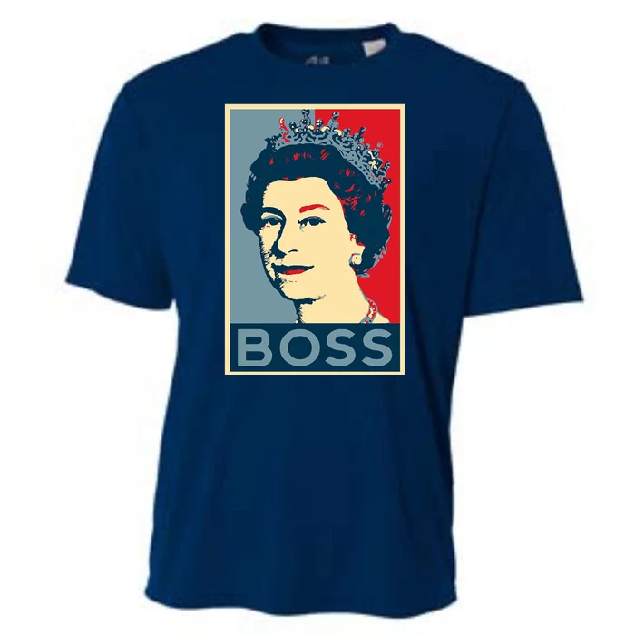 Queen Elizabeth II Boss Her Royal Highness Cooling Performance Crew T-Shirt