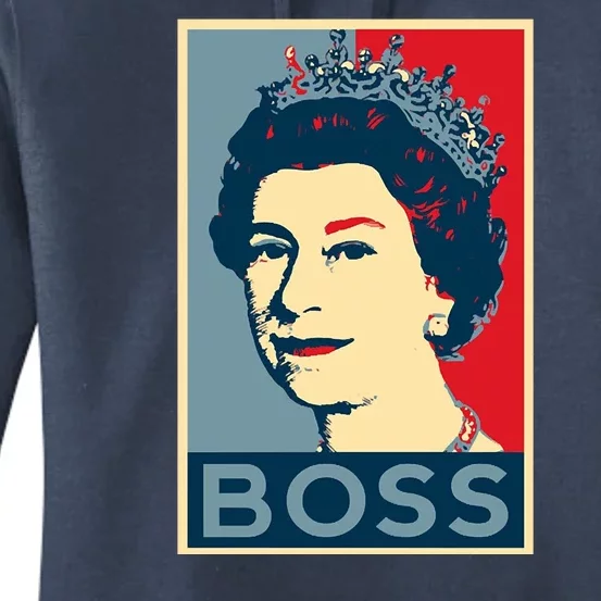 Queen Elizabeth II Boss Her Royal Highness Women's Pullover Hoodie