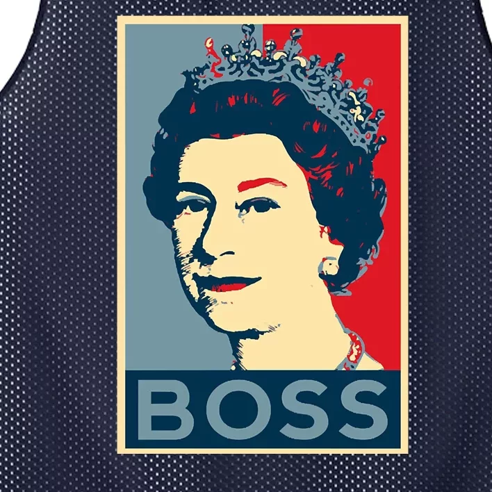 Queen Elizabeth II Boss Her Royal Highness Mesh Reversible Basketball Jersey Tank