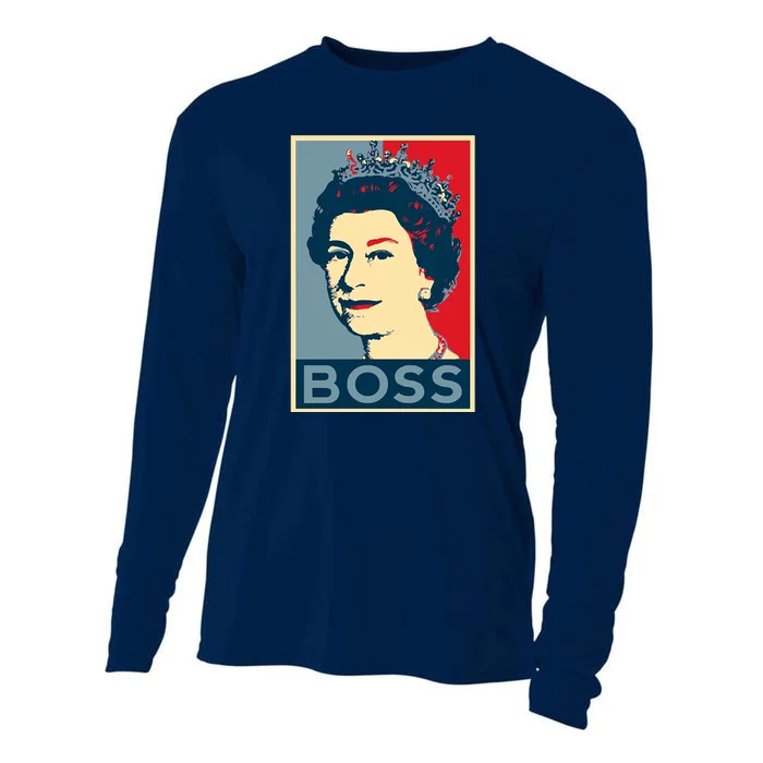 Queen Elizabeth II Boss Her Royal Highness Cooling Performance Long Sleeve Crew