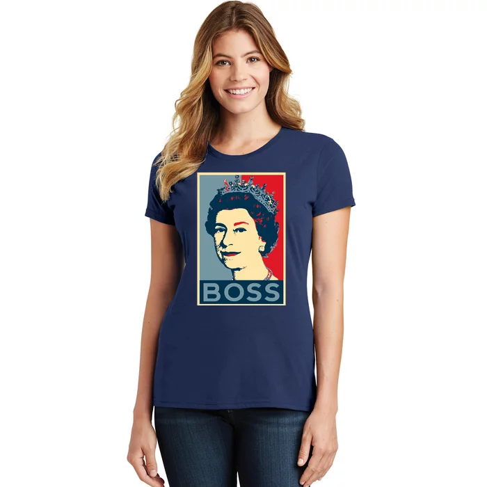 Queen Elizabeth II Boss Her Royal Highness Women's T-Shirt