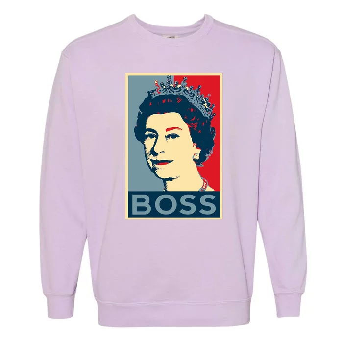 Queen Elizabeth II Boss Her Royal Highness Garment-Dyed Sweatshirt