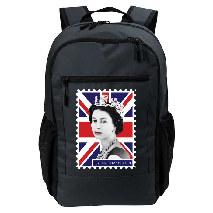 Queen Elizabeth II England Stamp Daily Commute Backpack