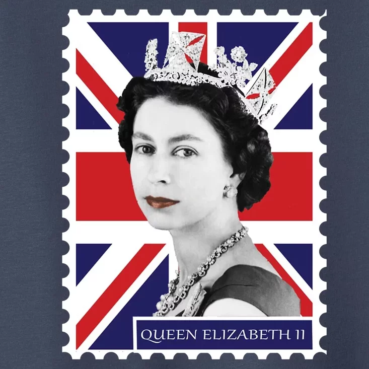 Queen Elizabeth II England Stamp Toddler T-Shirt