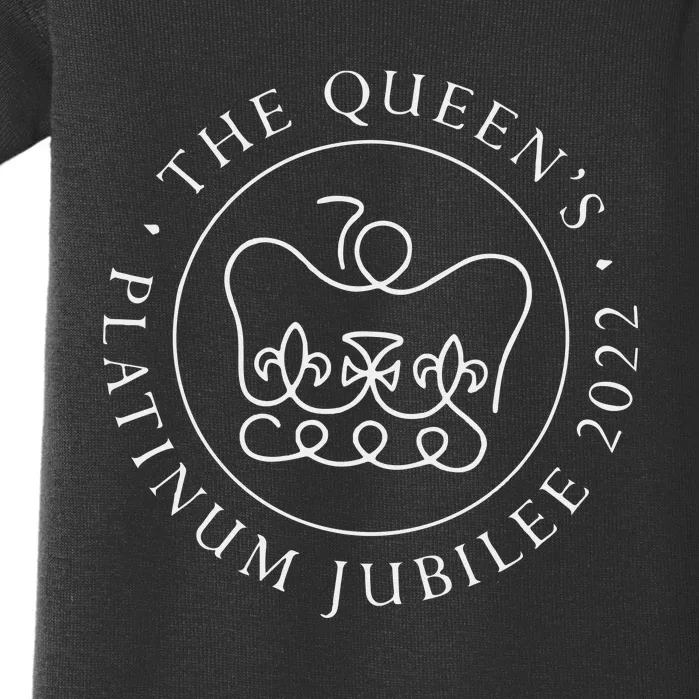 Queen Elizabeth Ii Platinum Jubilee Baby Bodysuit