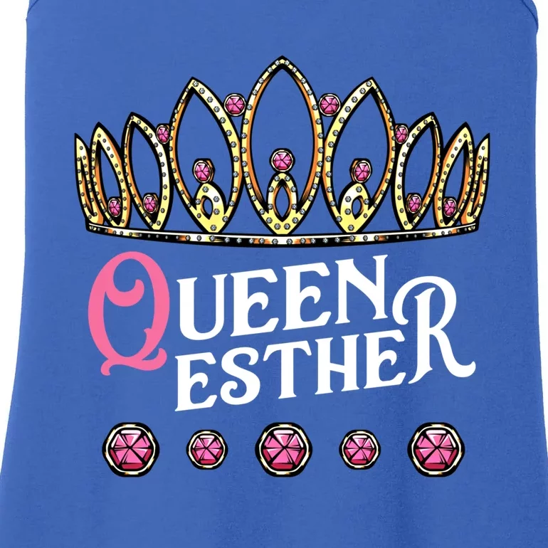 Queen Esther Jewish Purim Costume Humorous Holiday Carnival Gift Ladies Essential Tank