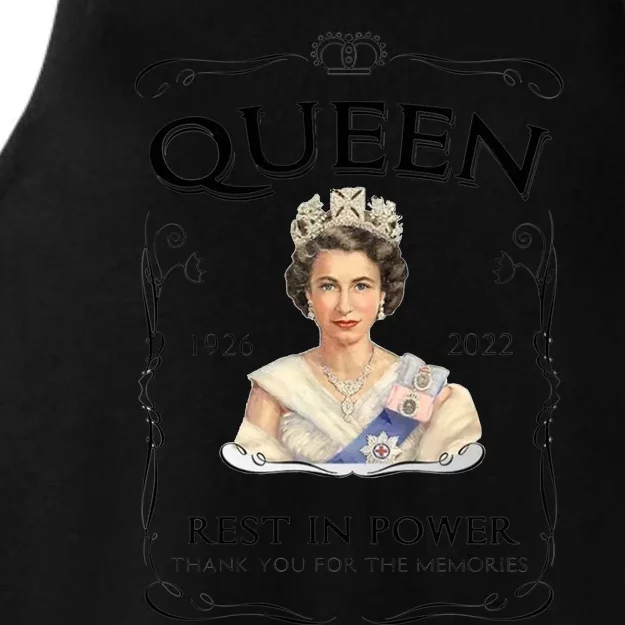 Queen Elizabeth Mug Elizabeth Mug Rip Elizabeth Mug Rip Queen Mug Her Majesty Th Ladies Tri-Blend Wicking Tank