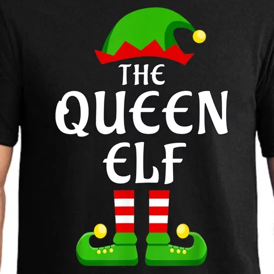 Queen Elf Pajama Matching Group Christmas Holiday Pajama Set