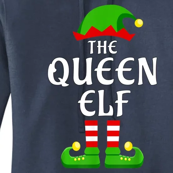 Queen Elf Pajama Matching Group Christmas Holiday Women's Pullover Hoodie