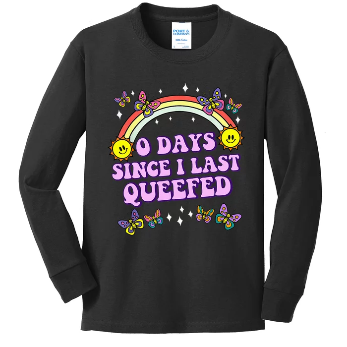 Queef Embarrassing Kids Long Sleeve Shirt