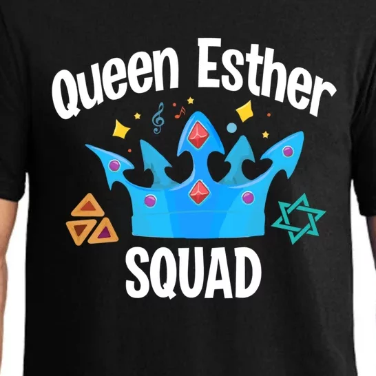 Queen Esther Squad Gift Funny Jewish Gift Purim Happy Costume Gift Pajama Set