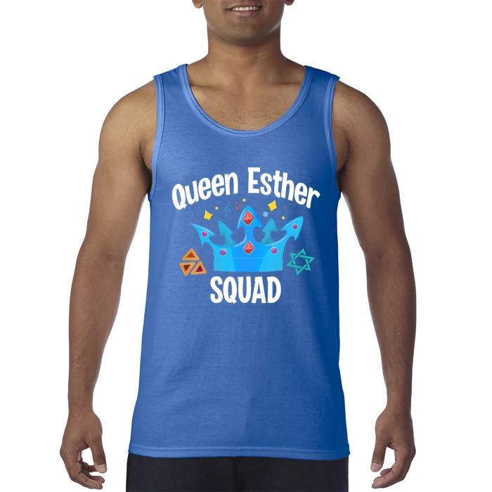 Queen Esther Squad Gift Funny Jewish Gift Purim Happy Costume Gift Tank Top