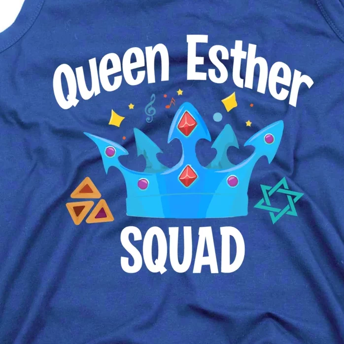 Queen Esther Squad Gift Funny Jewish Gift Purim Happy Costume Gift Tank Top