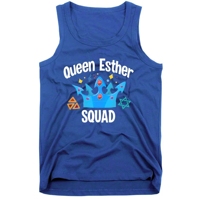 Queen Esther Squad Gift Funny Jewish Gift Purim Happy Costume Gift Tank Top