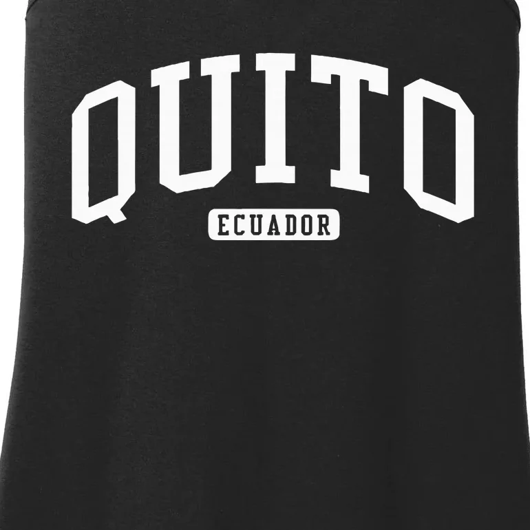 Quito Ecuador Style Ladies Essential Tank