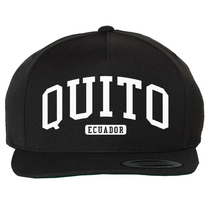 Quito Ecuador Style Wool Snapback Cap