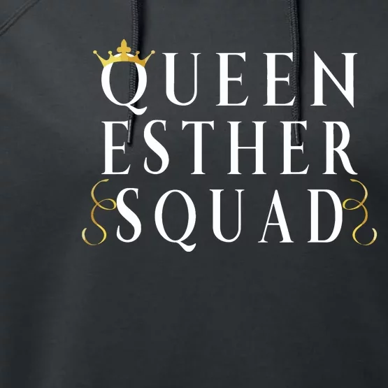 Queen Esther Squad Purim Jewish Festival Performance Fleece Hoodie