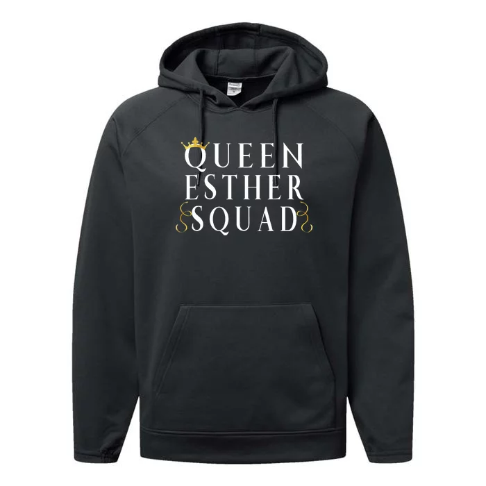 Queen Esther Squad Purim Jewish Festival Performance Fleece Hoodie