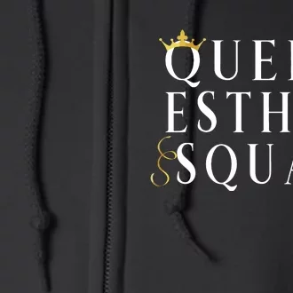 Queen Esther Squad Purim Jewish Festival Full Zip Hoodie