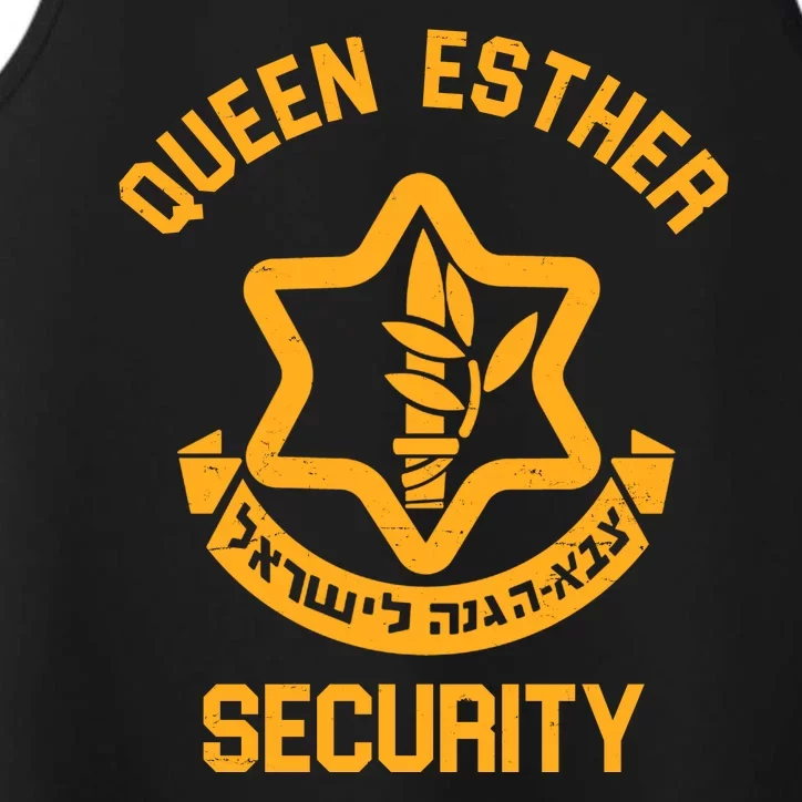 Queen Esther Security Purim Purim Funny Performance Tank