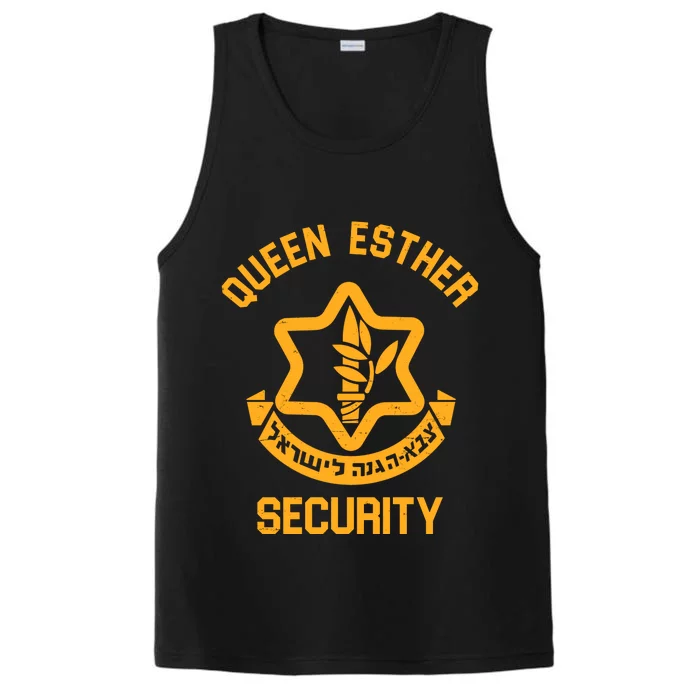 Queen Esther Security Purim Purim Funny Performance Tank