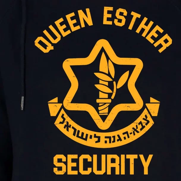 Queen Esther Security Purim Purim Funny Womens Funnel Neck Pullover Hood