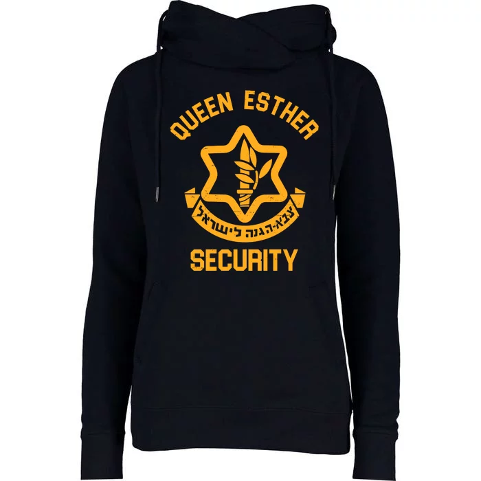 Queen Esther Security Purim Purim Funny Womens Funnel Neck Pullover Hood