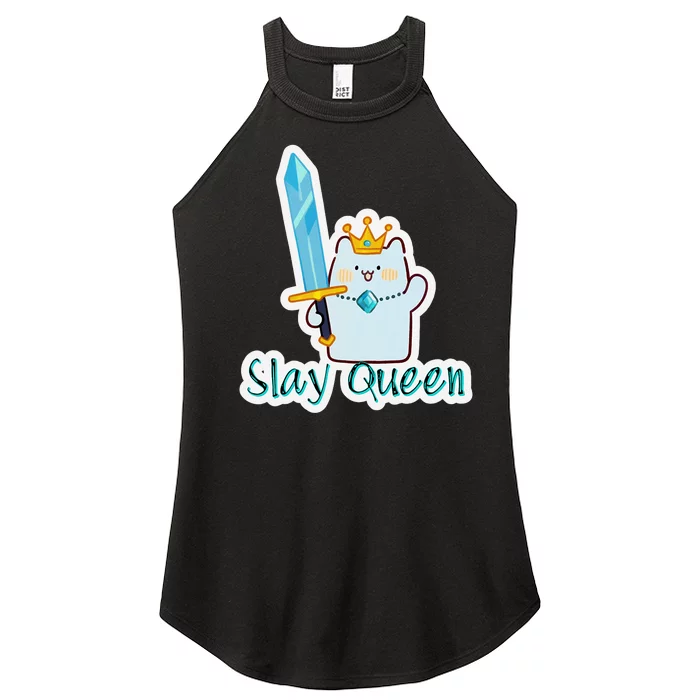 Queen Felixity Clawstrike Slay Queen Women’s Perfect Tri Rocker Tank