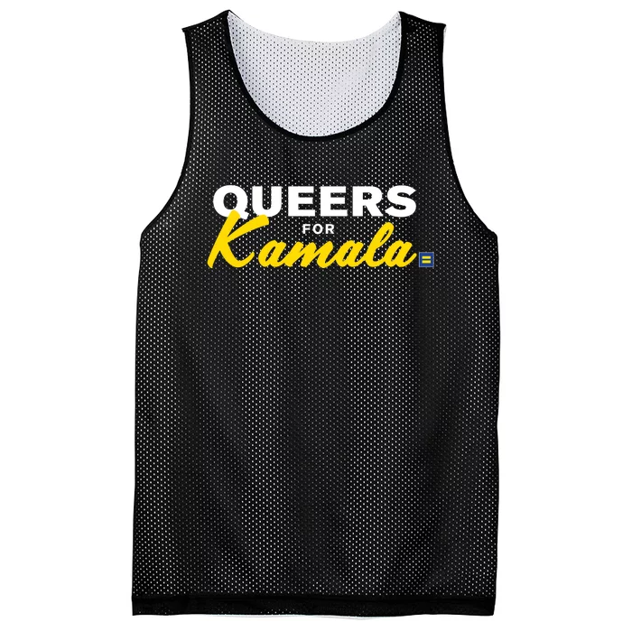 Queers For Kamala Limited Mesh Reversible Basketball Jersey Tank