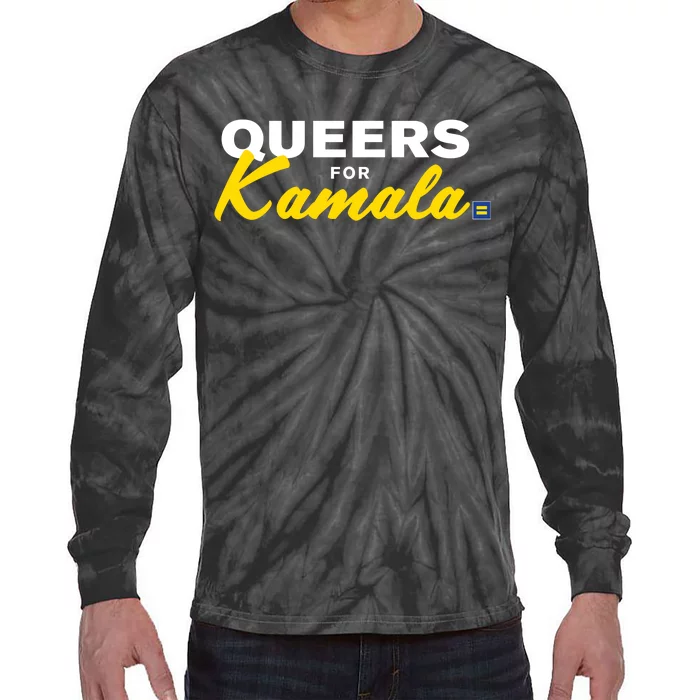 Queers For Kamala Limited Tie-Dye Long Sleeve Shirt