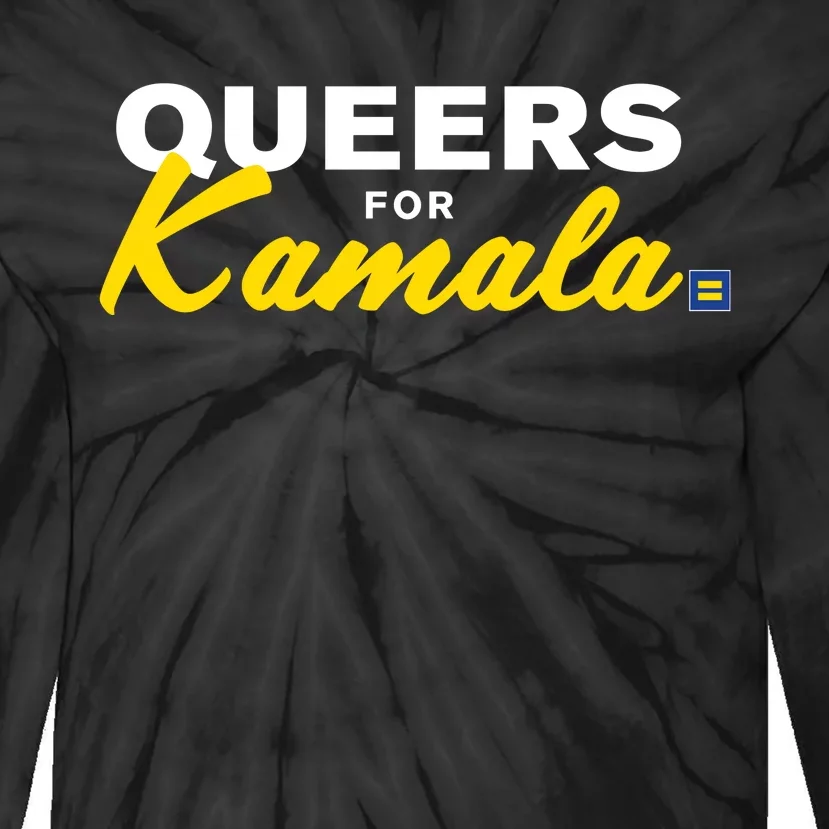 Queers For Kamala Limited Tie-Dye Long Sleeve Shirt