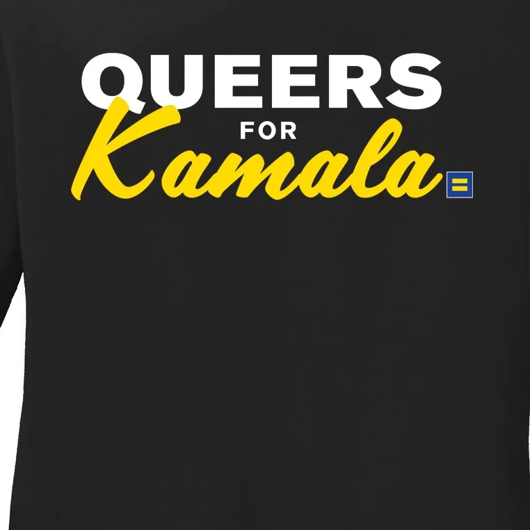 Queers For Kamala Limited Ladies Long Sleeve Shirt