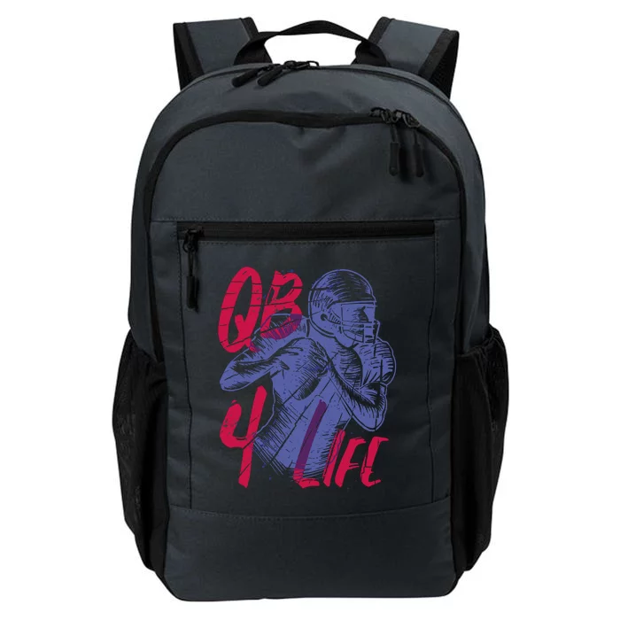 Quarterback For Life Football Player Daily Commute Backpack