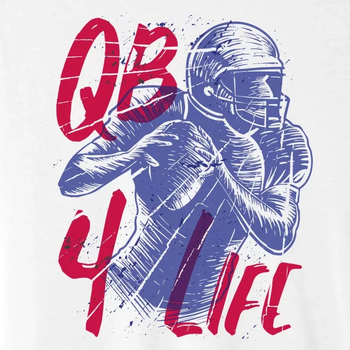 Quarterback For Life Football Player ChromaSoft Performance T-Shirt