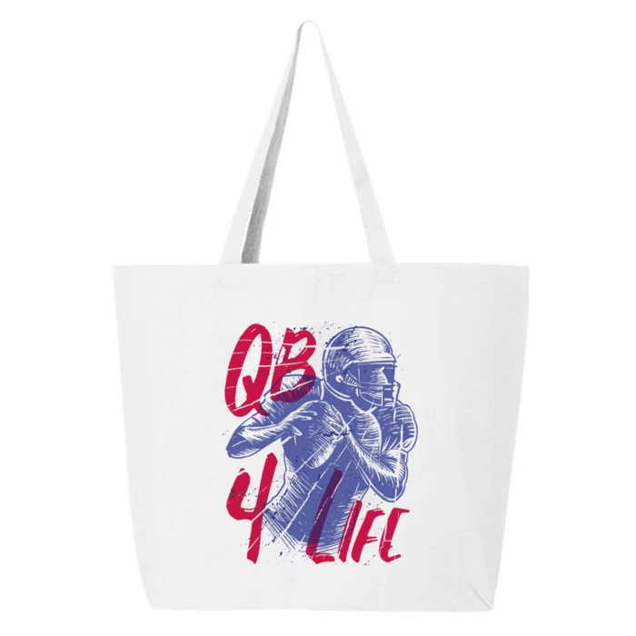 Quarterback For Life Football Player 25L Jumbo Tote