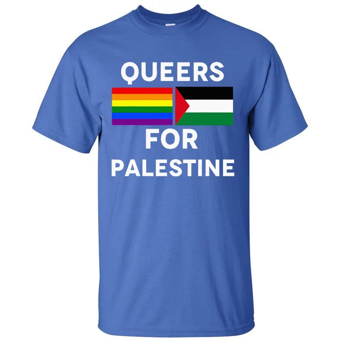 Queers For Palestine Tall T-Shirt