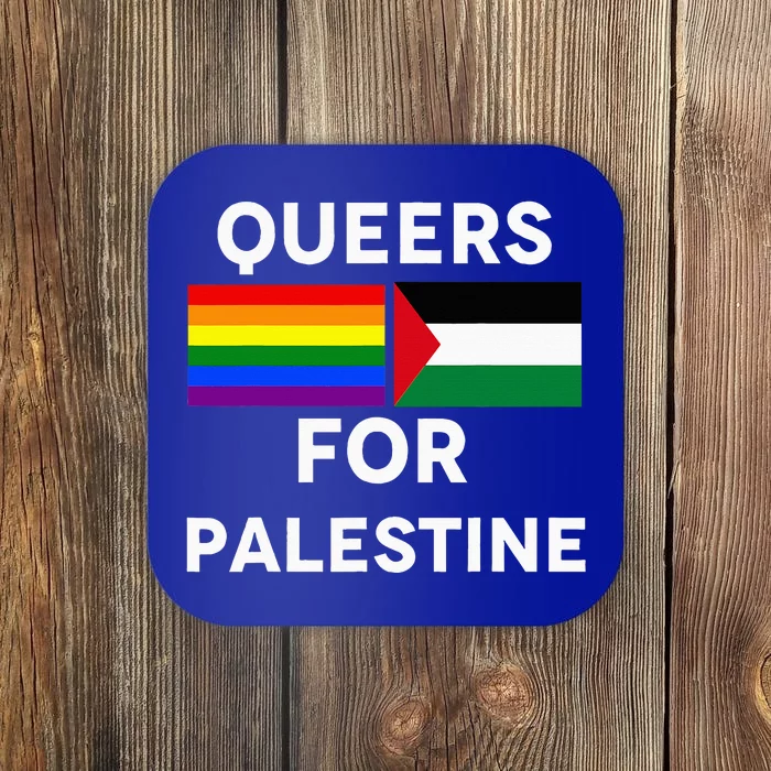 Queers For Palestine Coaster