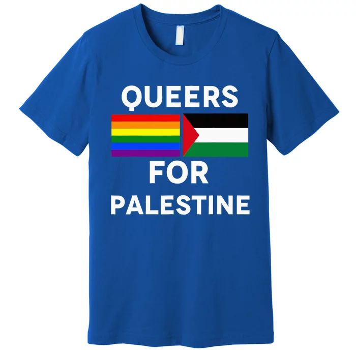 Queers For Palestine Premium T-Shirt