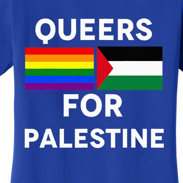 Queers For Palestine Women's T-Shirt