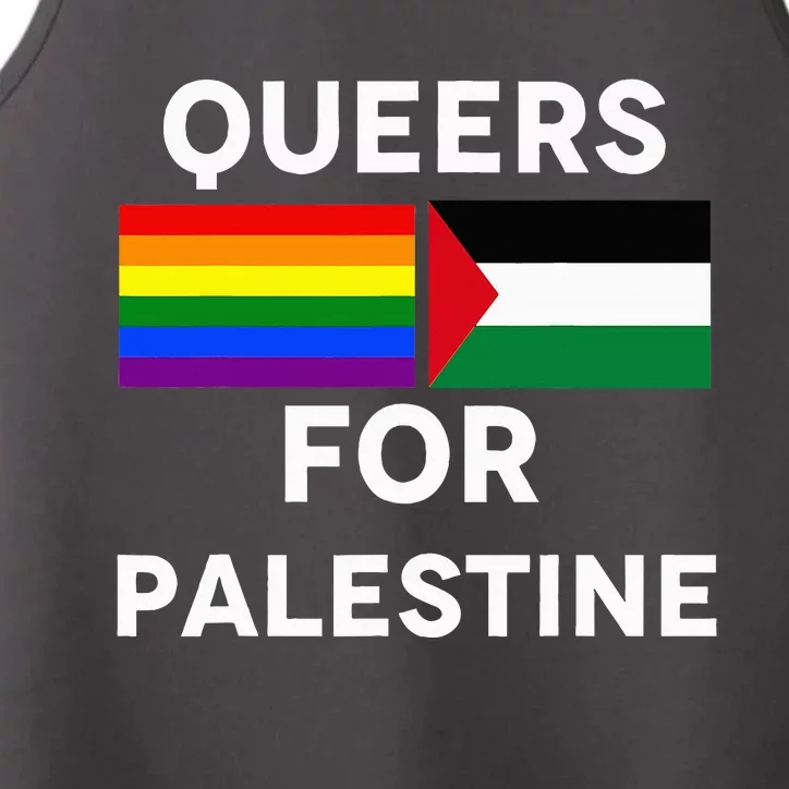 Queers For Palestine Performance Tank