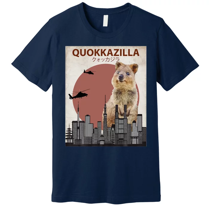 Quokkazilla Funny Quokka Premium T-Shirt