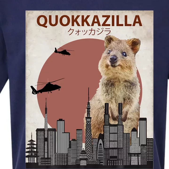 Quokkazilla Funny Quokka Sueded Cloud Jersey T-Shirt