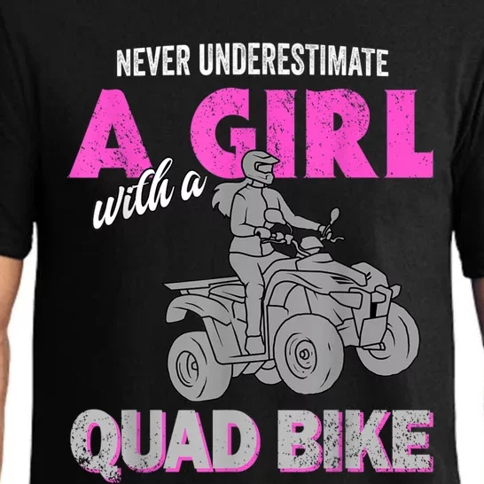 Quad Four Wheeler Never Underestimate A Girl 4 Wheeler Pajama Set