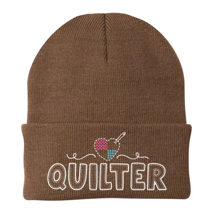 Quilter For Women Quilting Gift Love Quilt Sewing Knit Cap Winter Beanie