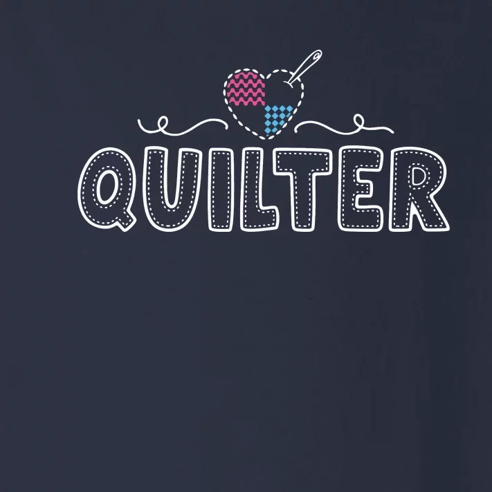 Quilter For Women Quilting Gift Love Quilt Sewing Toddler Long Sleeve Shirt